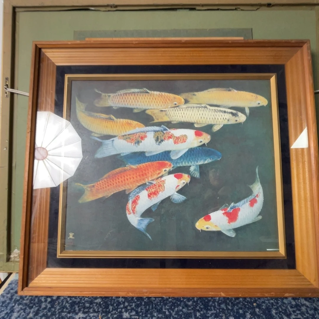 中古框画框子有磕碰不退不换