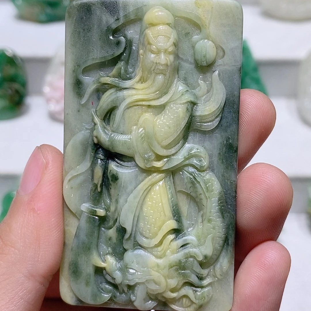 独山玉未镶嵌吊坠