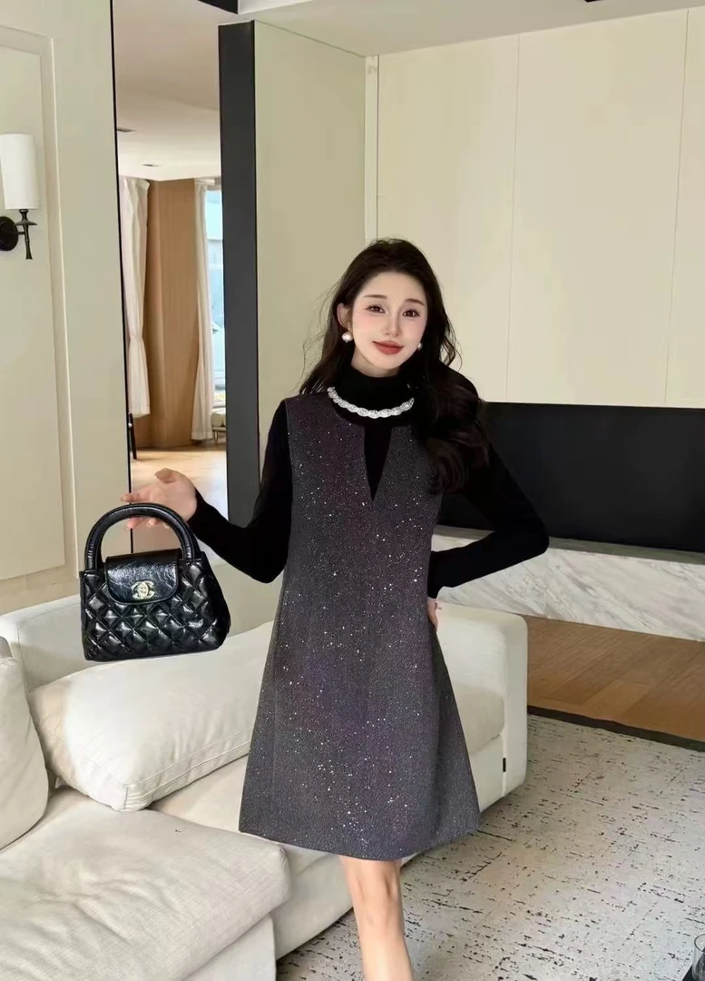 女士小香风两件套24B-50