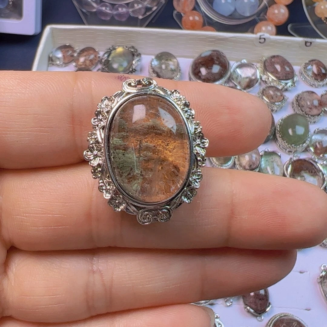 水晶手链银S800镀金镶嵌L***t