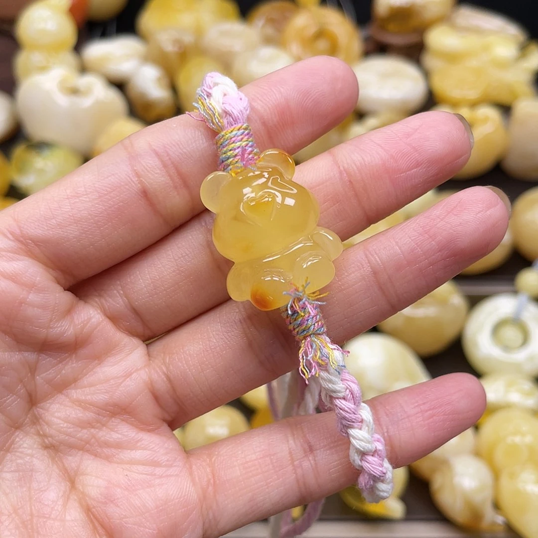 蜜蜡裸石未镶嵌蜜蜡