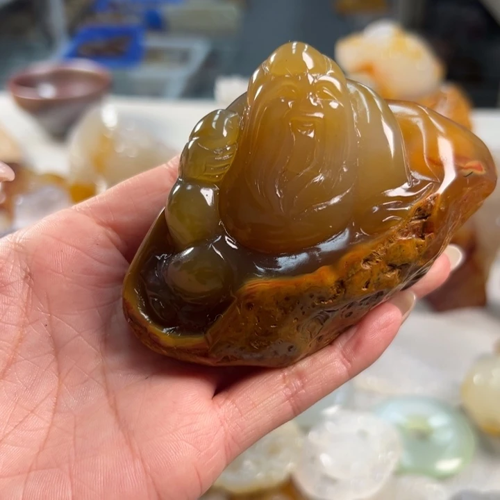 玛瑙/玉髓吊坠(不含链)未镶嵌