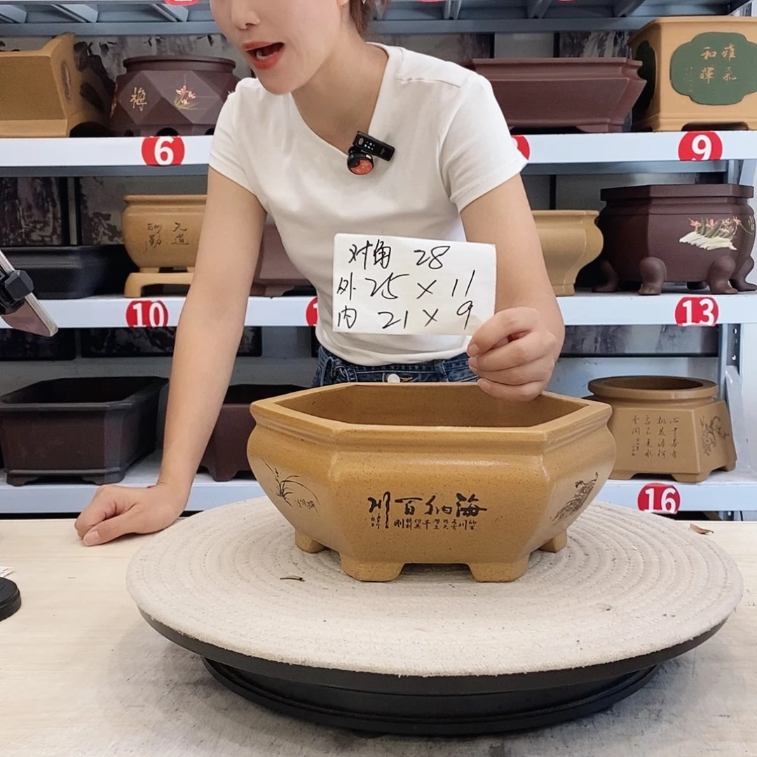 紫砂花盆紫砂花盆