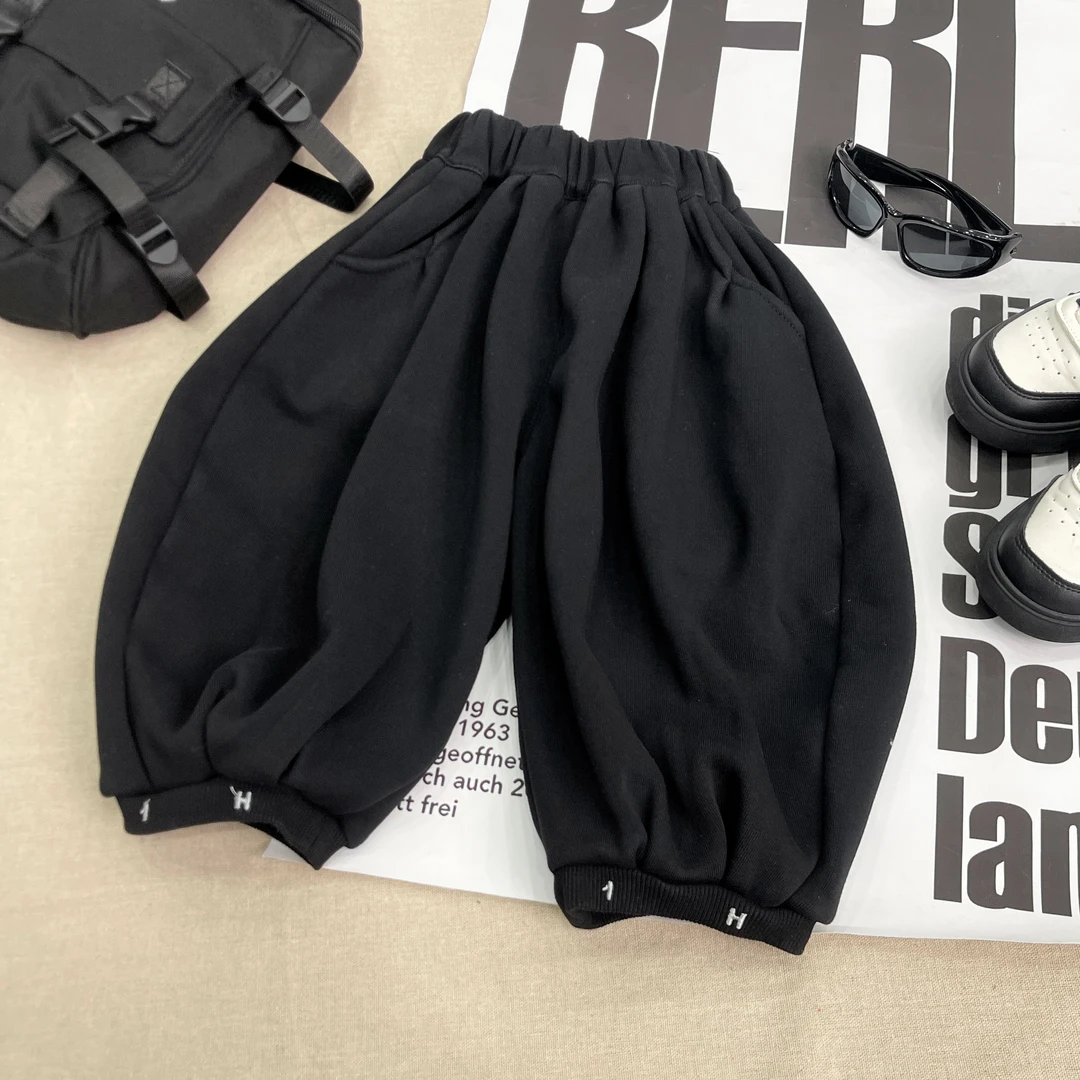 【棉逗熊品牌】男童韩版秋季休闲中大童百搭裤子-17563