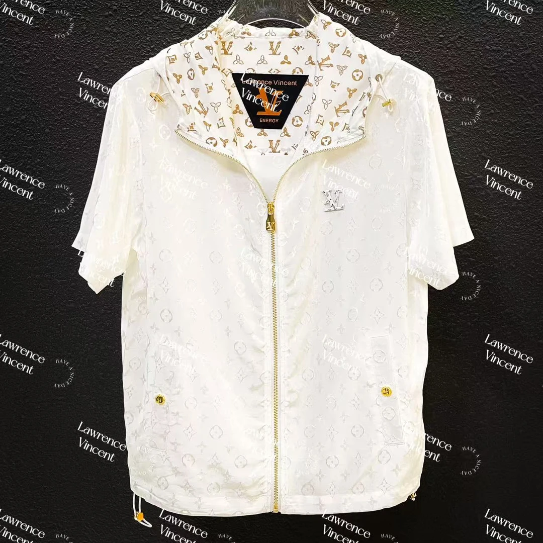 Lawrence Vincent冰感连帽短袖防晒衣夏季外穿男女款薄外套J512
