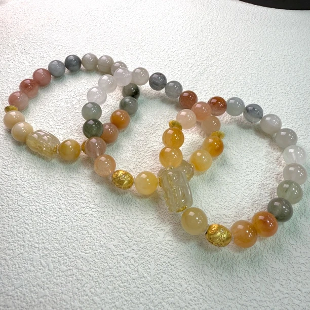 【小宝晶选】原创兔毛单圈手链 多样性发一件 约9-10mm 721XBRJ