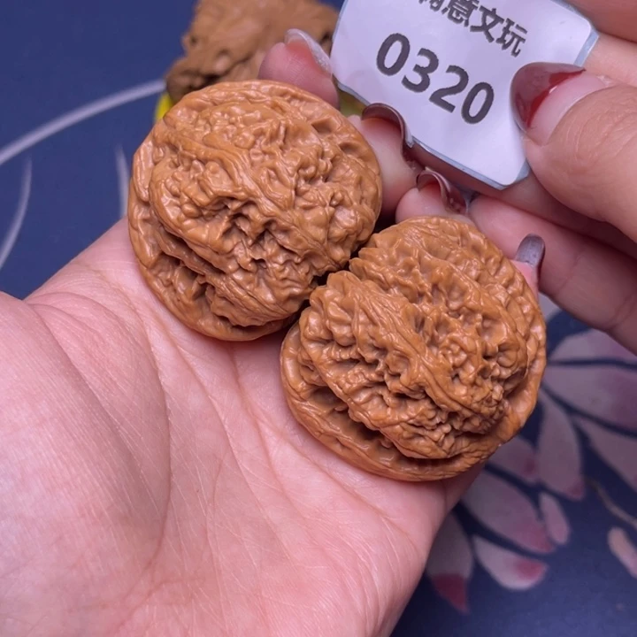 文玩核桃把件粗筋42.0320