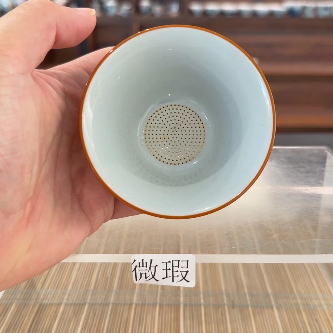 釉下彩纯手绘微瑕
