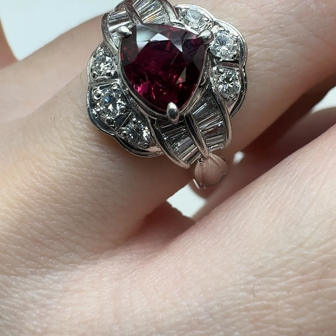 红宝石戒指未镶嵌
