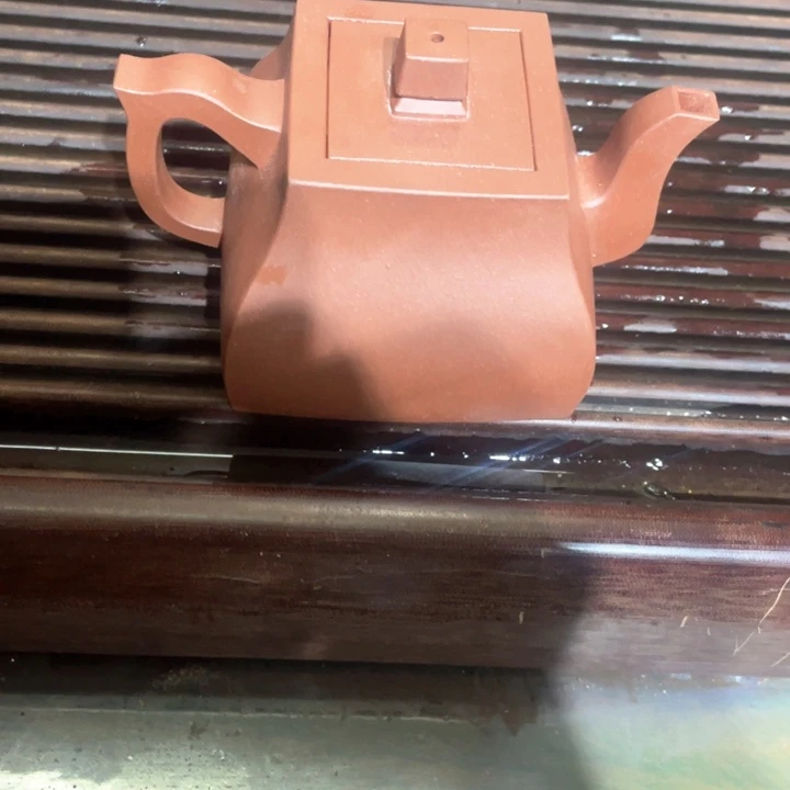 朱泥壶紫泥小品四方壶
