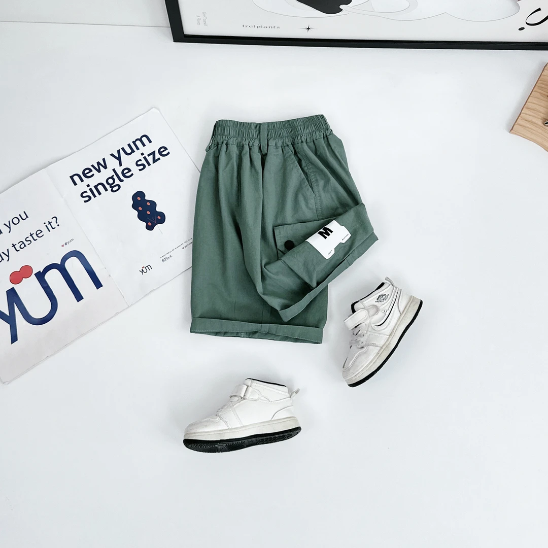 儿童五分裤夏季装薄款男童装工装裤子宽松 BDX25937 悠悠童话童装