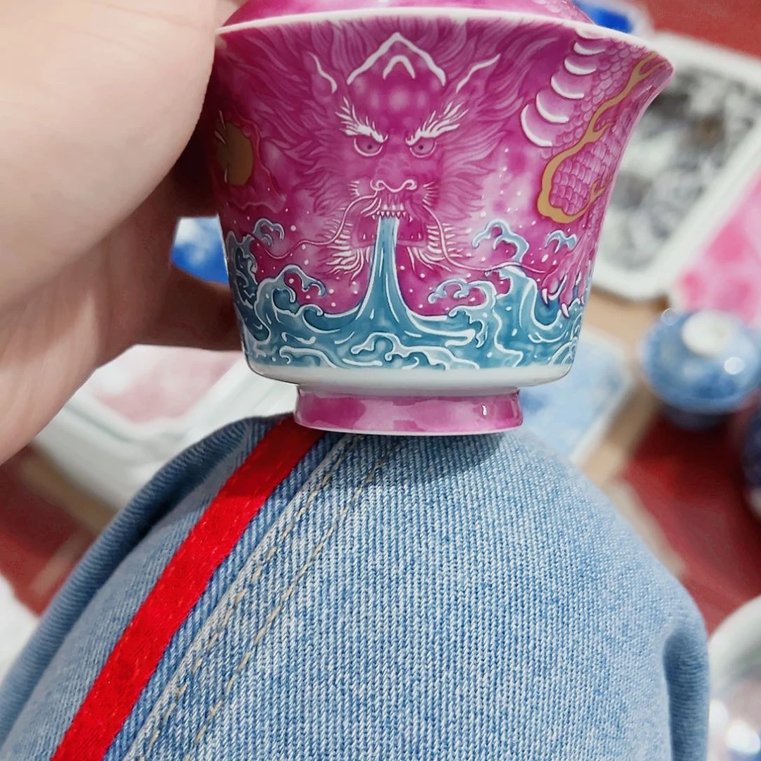 强***茄瓷片景德镇陶瓷艺术价格