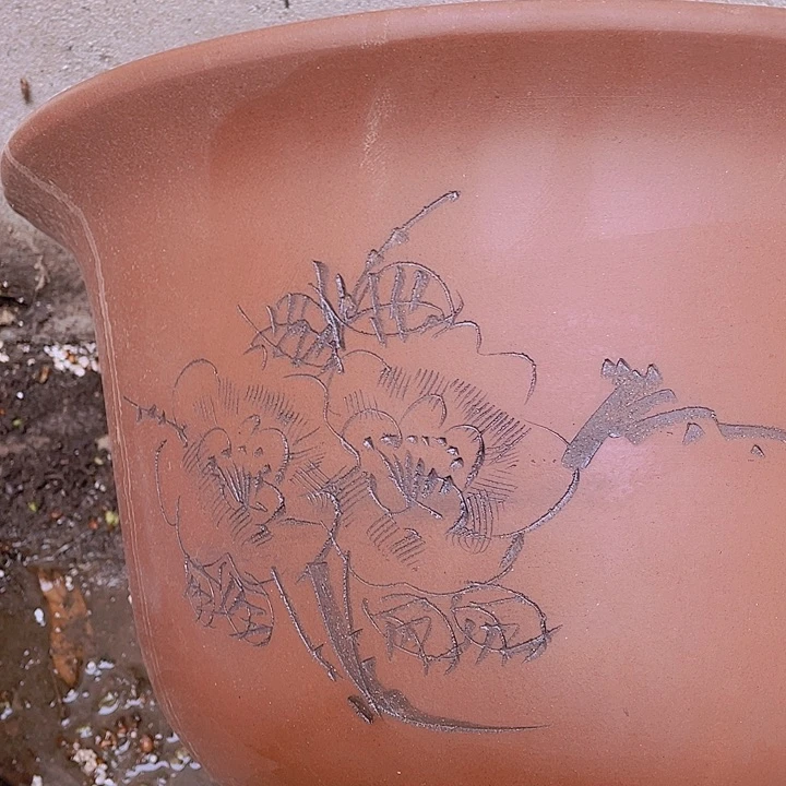 紫砂007花盆花盆