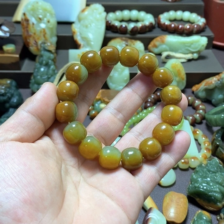 手链未镶嵌透闪石质玉幻*手串卡14