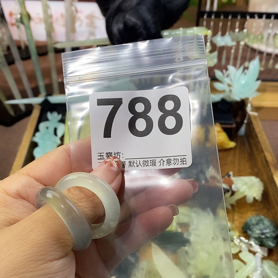 ᥫ***এ合金蛇纹石玉发饰