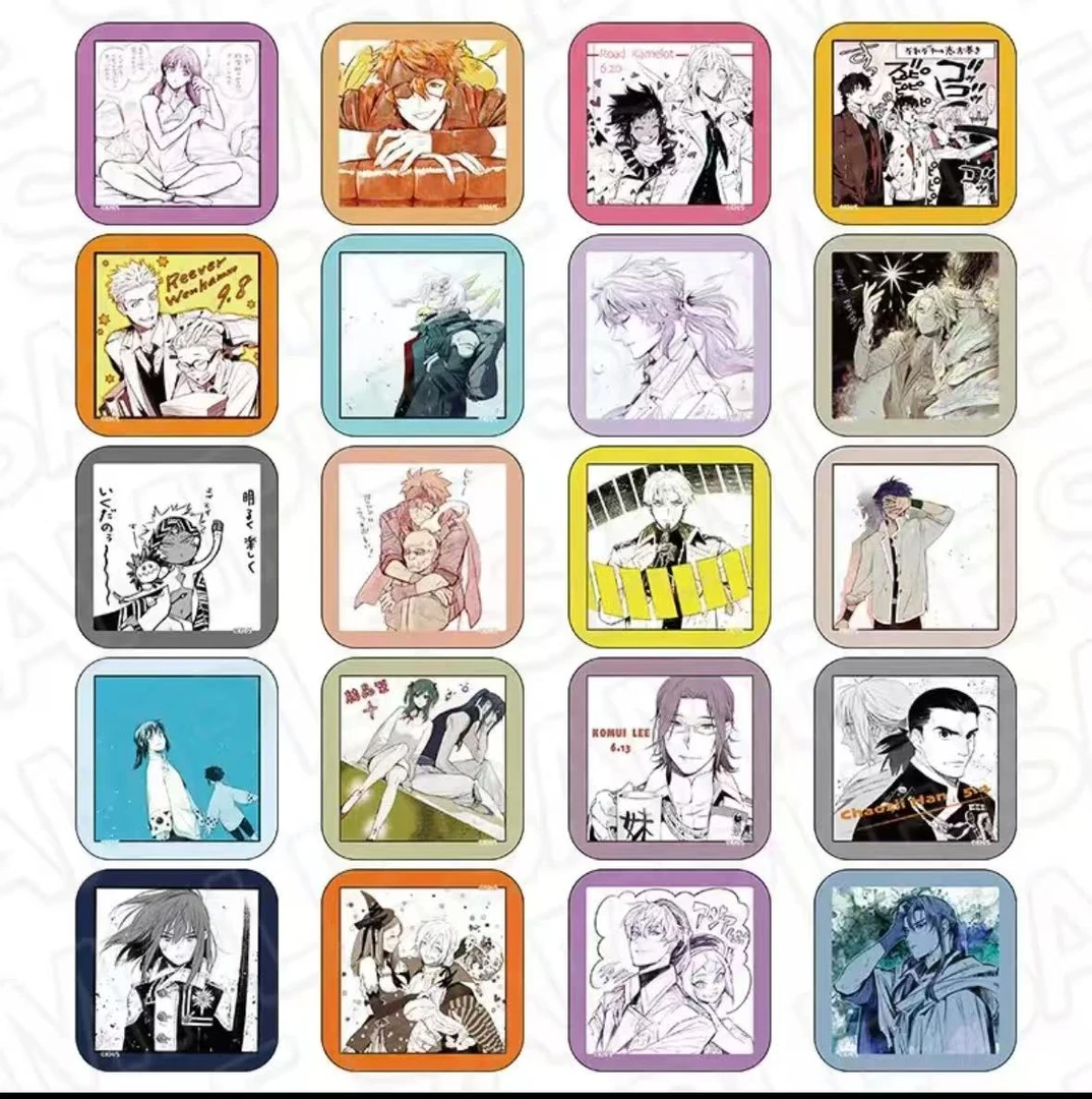 （言11 ）驱魔少年JF原画方吧唧徽章2弹 潮流徽章默认厂伤（代拆）