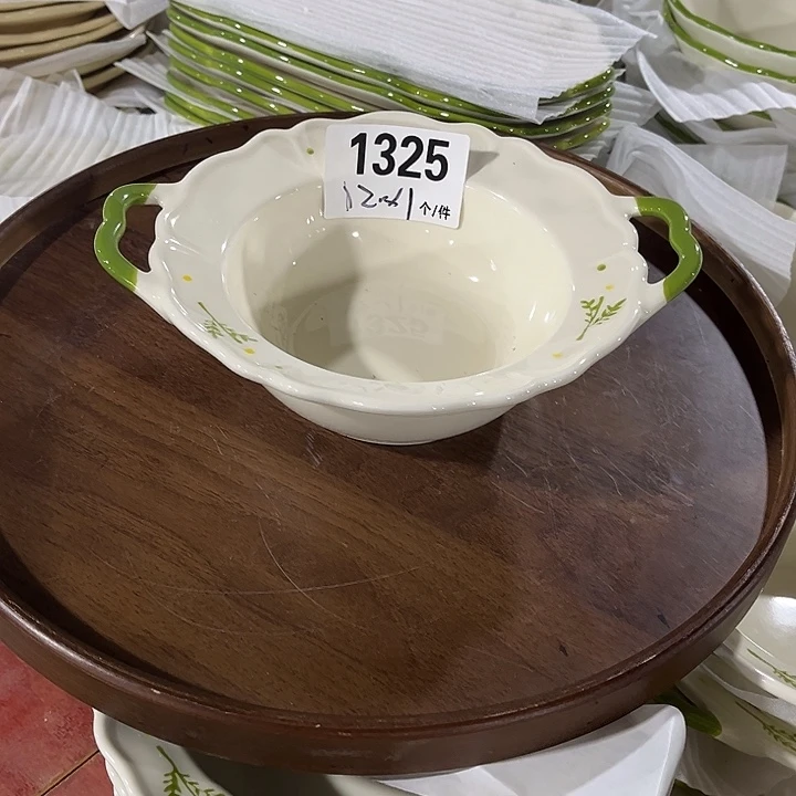 搪瓷微瑕外贸陶瓷餐具1325