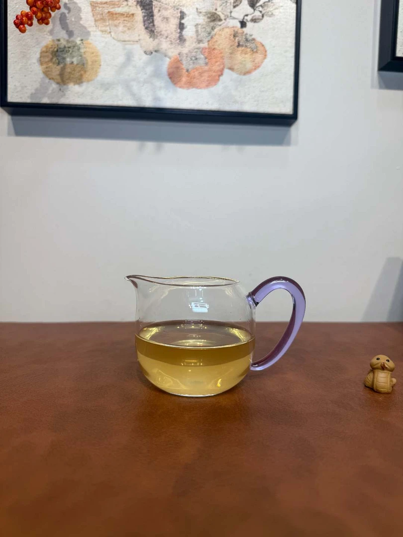 小容量公道杯120毫升加厚高通透手工高硼硅玻璃公杯耐热