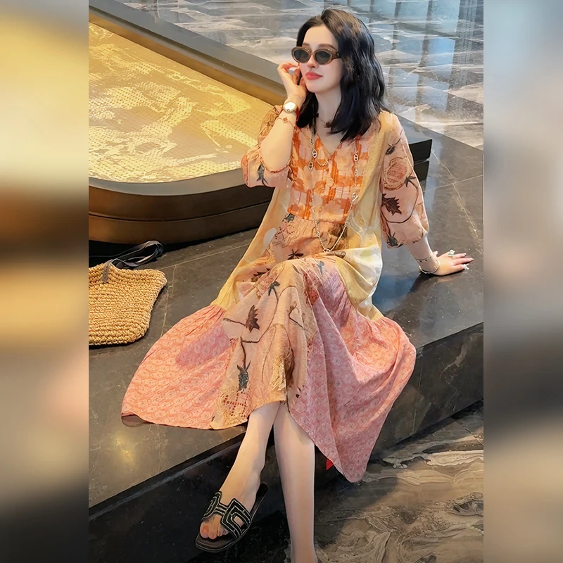 【Linda姐高端线】夏季新款时尚气质优雅法式连衣裙AA5LYH1180