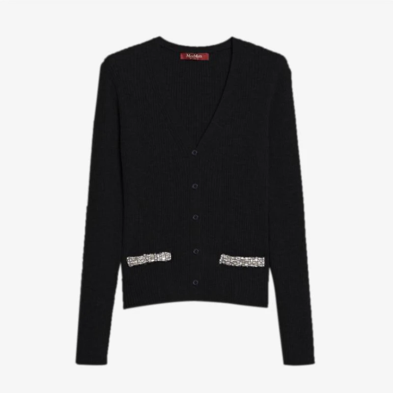 MaxMara 【国现 专柜6600】女士开衫毛衣 Brandy 002