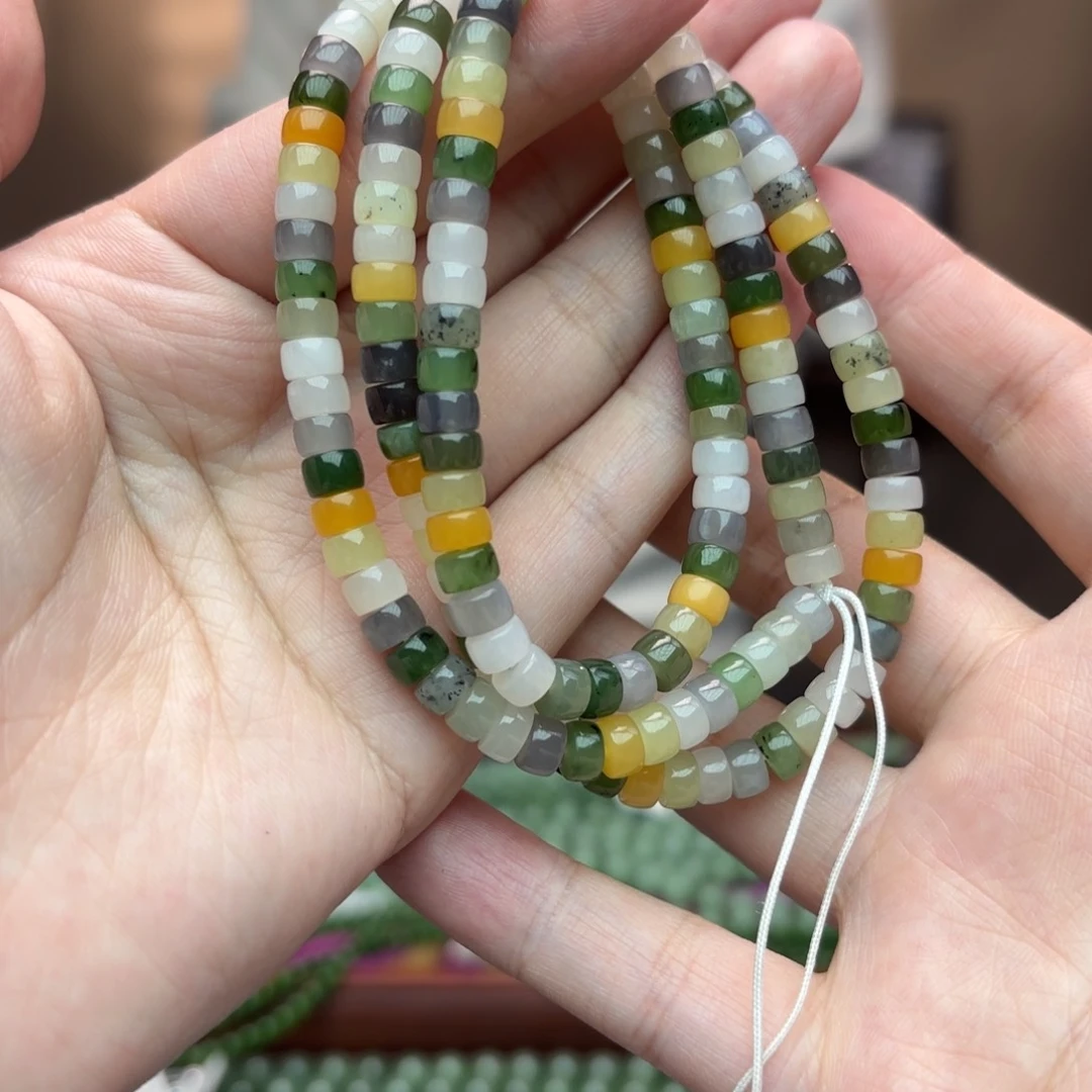 和田玉手串未镶嵌格*