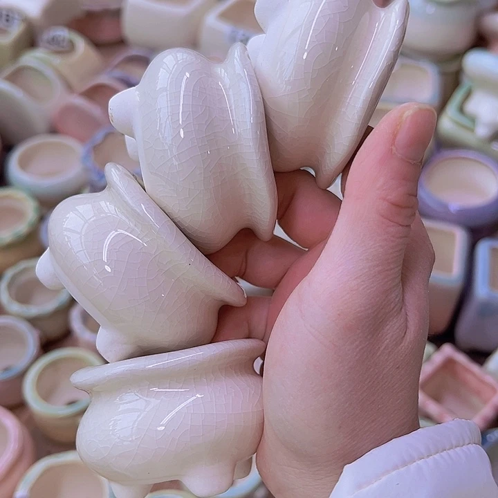 红陶陶瓷花盆当场满12包邮