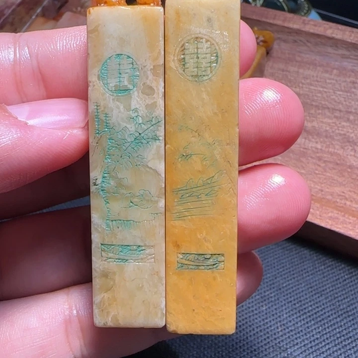 寿山石福集福寿山石