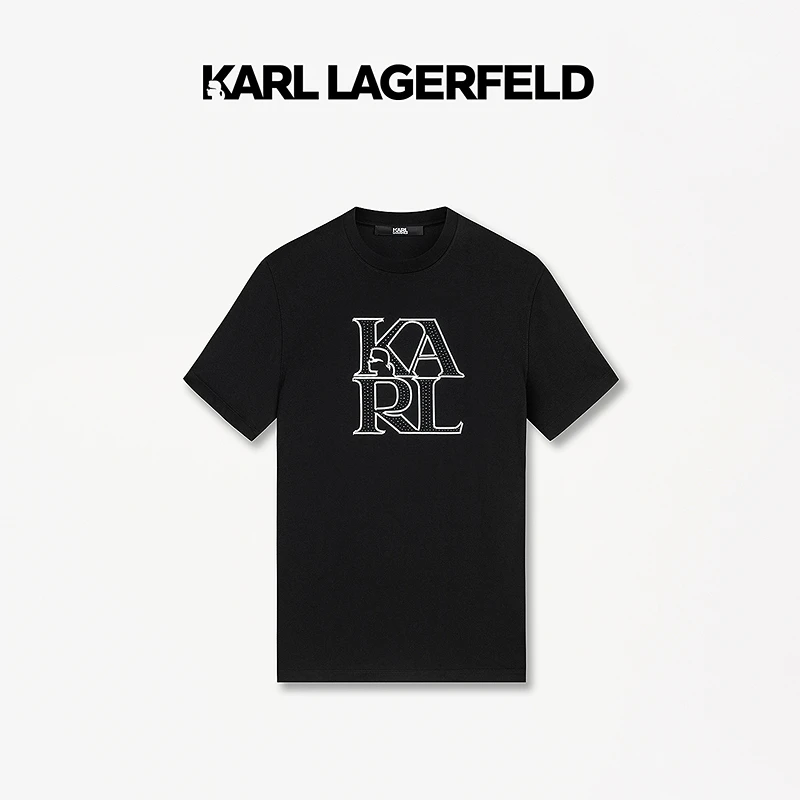 【官方男装】KARL LAGERFELD卡尔拉格斐夏季新款T恤1K1E30602188