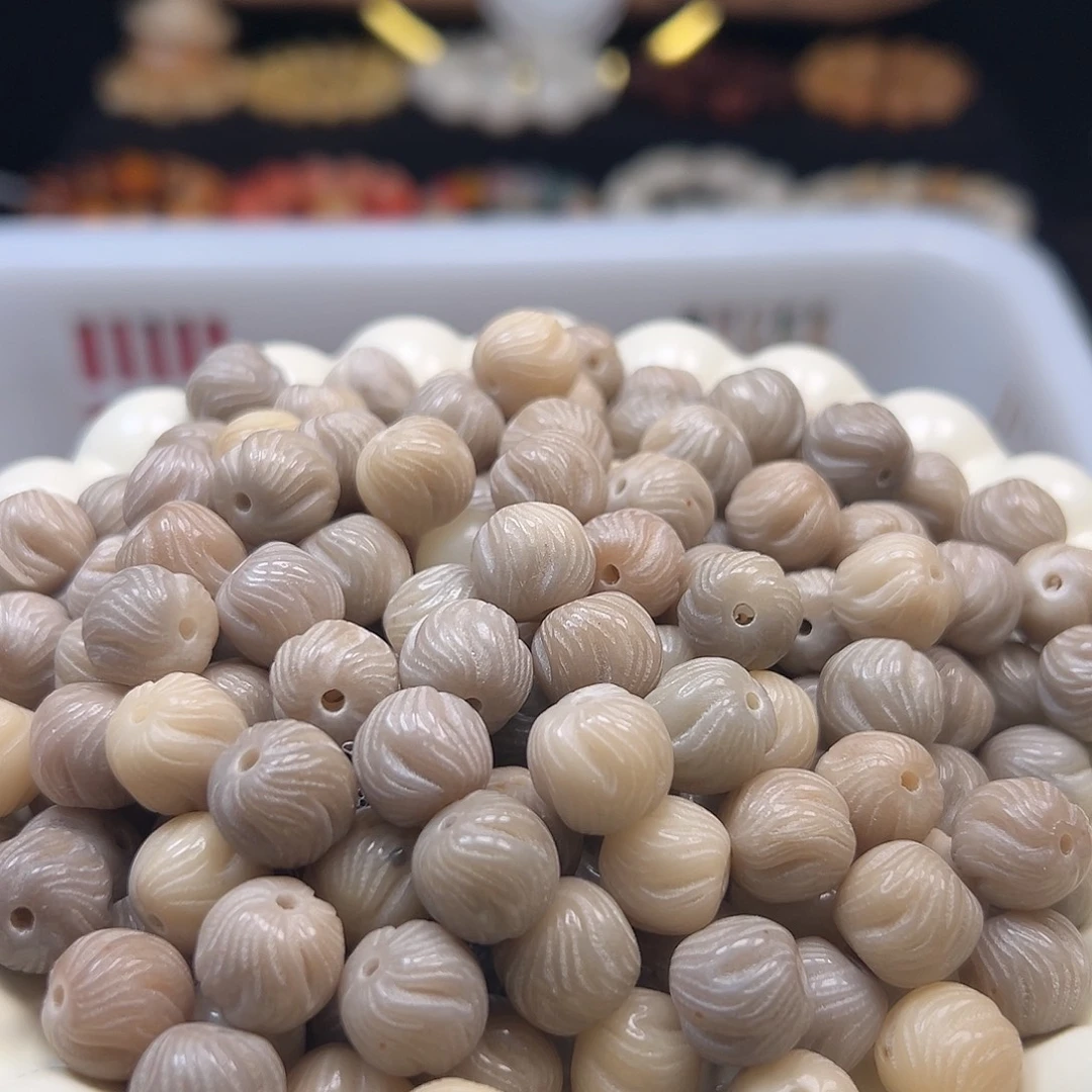 手串菩提根/象牙果微瑕卡12奶奶灰拉丝棒棒糖50颗