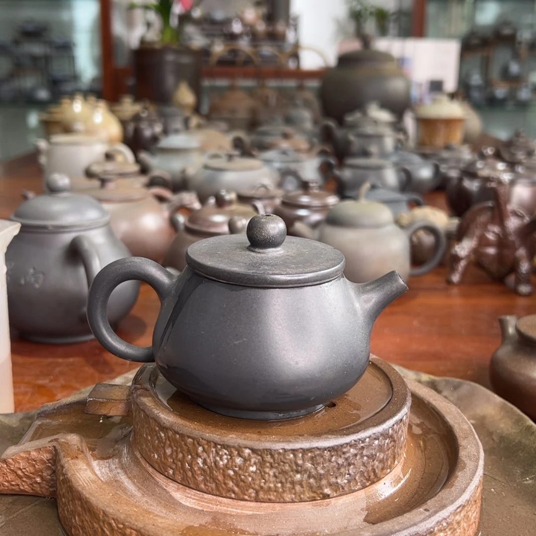 贵台龙窑柴烧茶壶A35