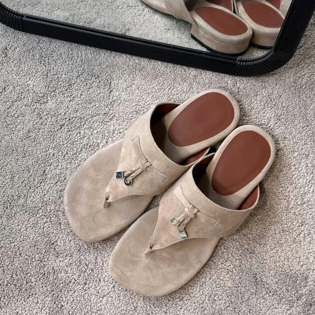 时代品牌跟高2.5cm时尚百搭老婆夹脚拖拖鞋M20098