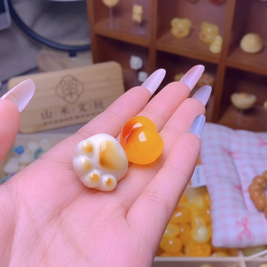 吊坠猴头核桃爱心猫爪