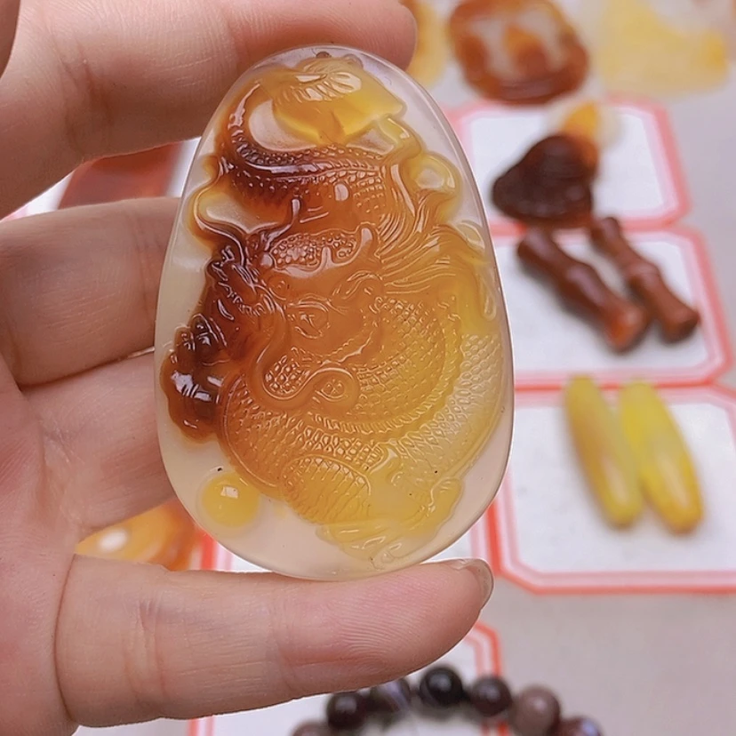 【闪购商品】玛瑙/玉髓未镶嵌珠宝半成品孩****