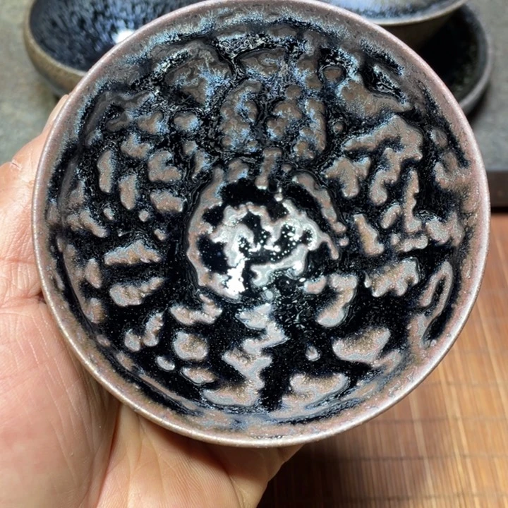 【闪购商品】茶盏柴烧建盏主人杯