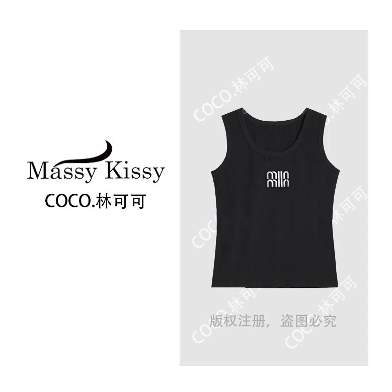 【COCO林可可】A97860新款洋气百搭休闲背心