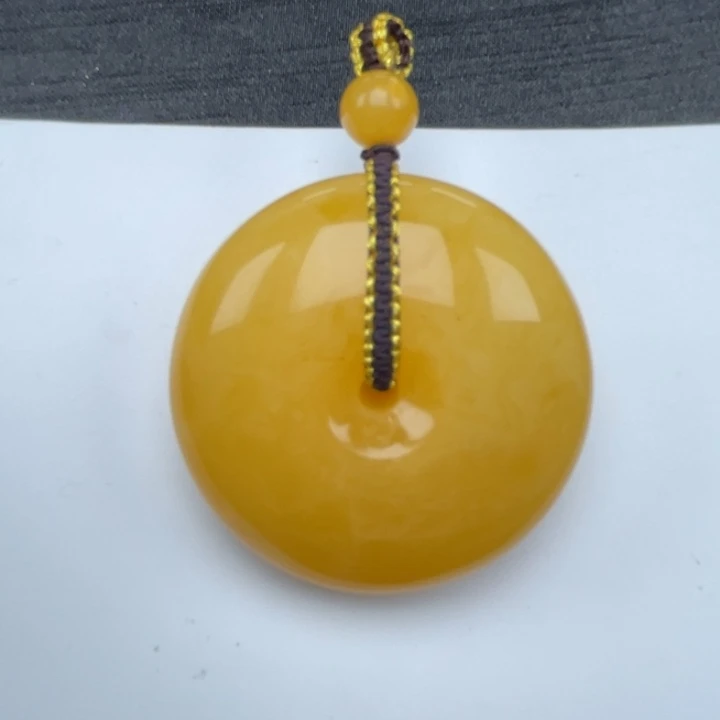 裸石蜜蜡未镶嵌蜜蜡平安扣