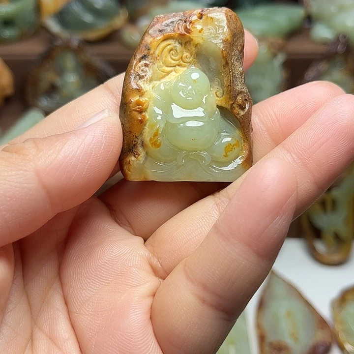 岫岩河磨玉（透闪石质玉）未镶嵌颈饰