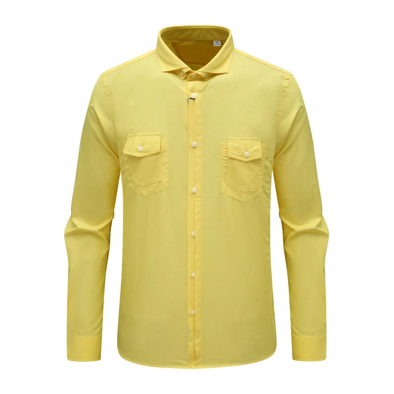 CA930机场货 卡 春秋男式长袖衬衫 棉葡萄牙面料百搭商务休闲上衣
