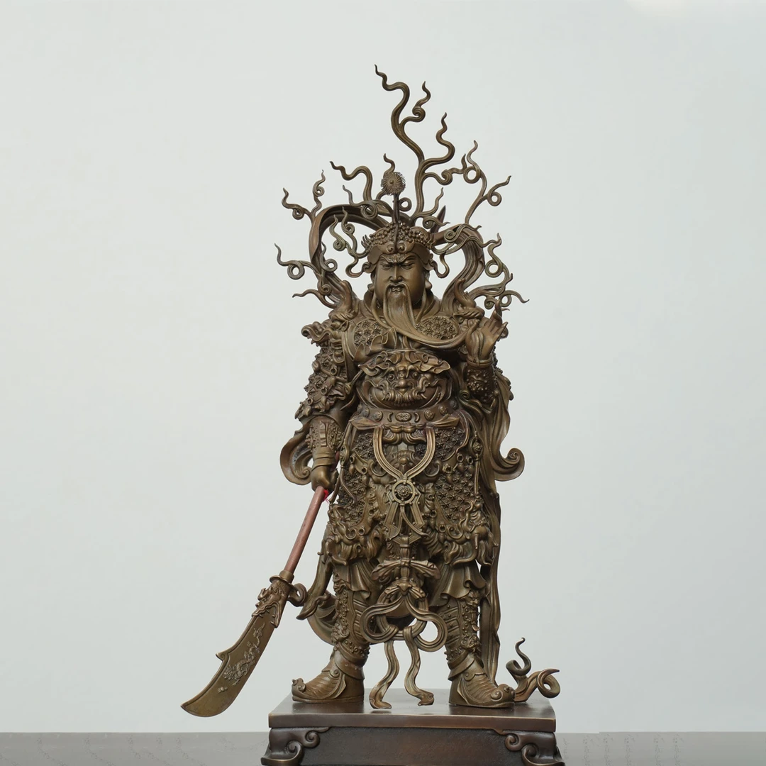 高平铁佛寺崇宁天真君铜像