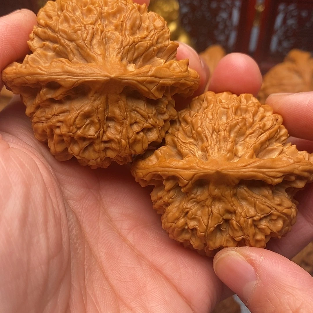 文玩核桃把件全品大肚官帽53尺