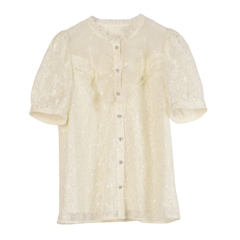 【小魏】夏季新款衬衫上衣25C0004