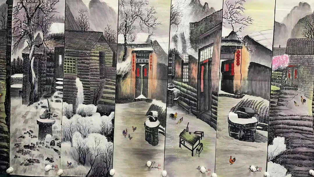 【中瑞】精品八条屏装饰画通用链接