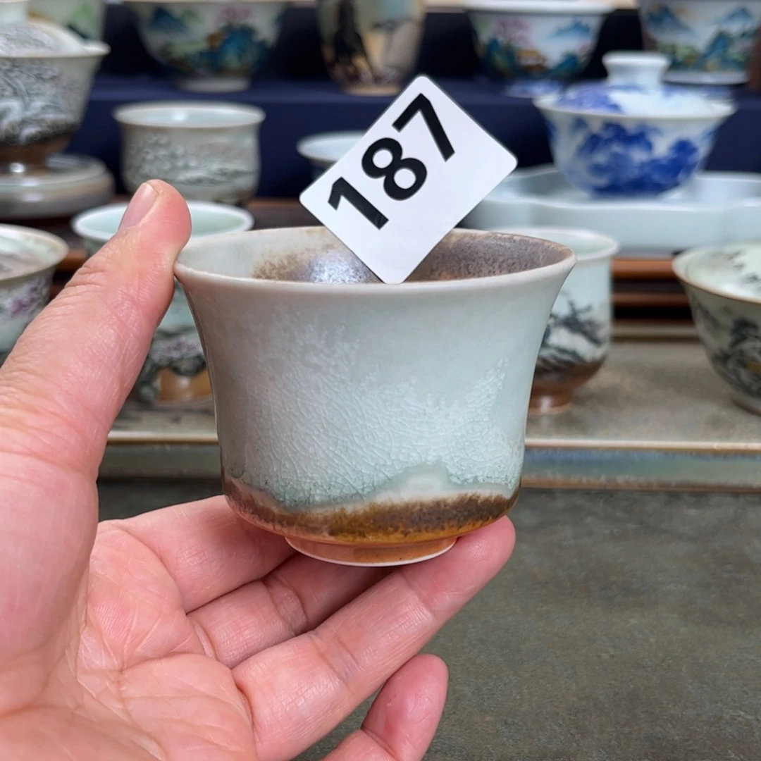 瓷杯子我们观山观水观自在