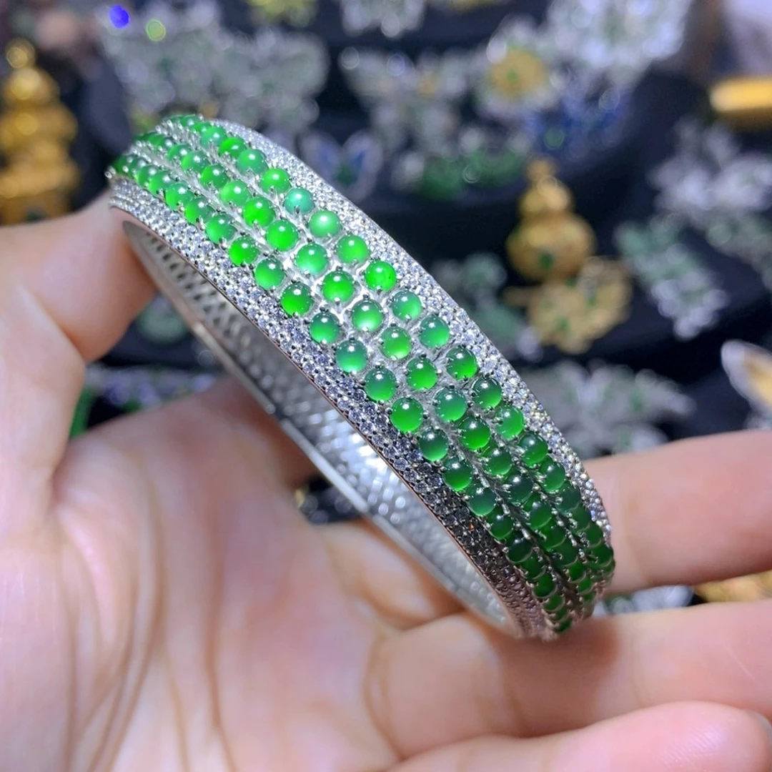 翡翠合金吊坠(不含链)天然翡翠