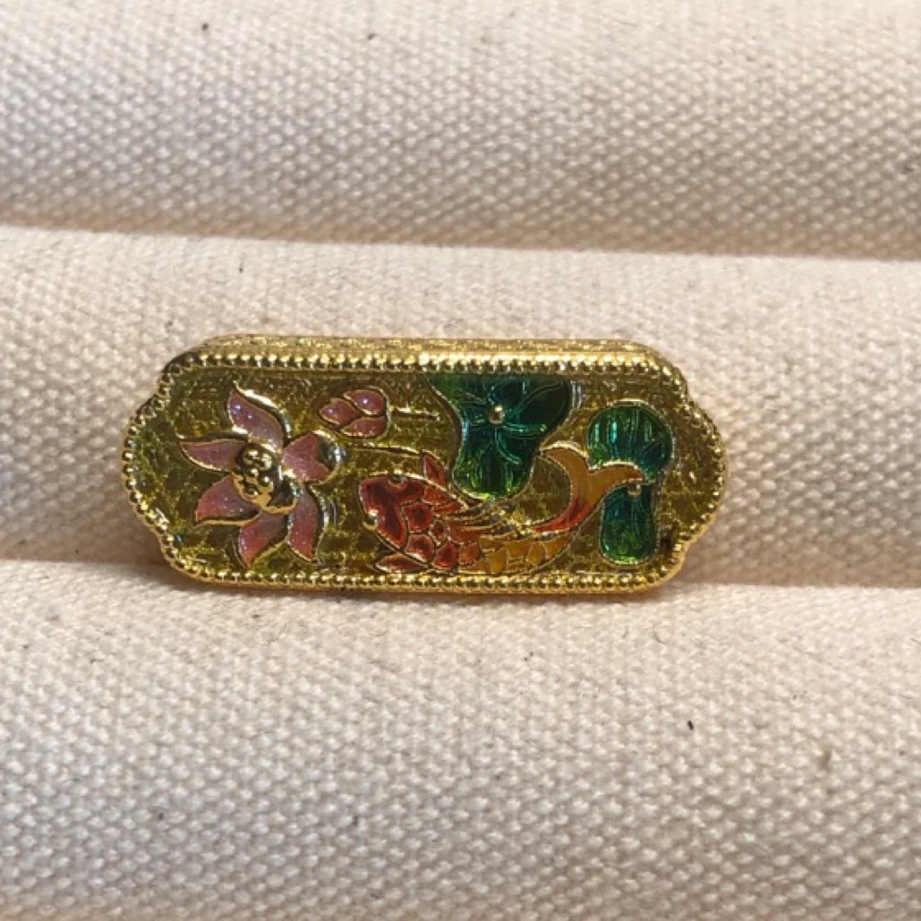 恒瑞 足金999珐琅彩5d微硬金960