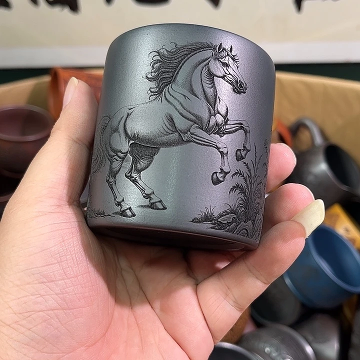 茶杯紫砂全手工紫砂主人杯