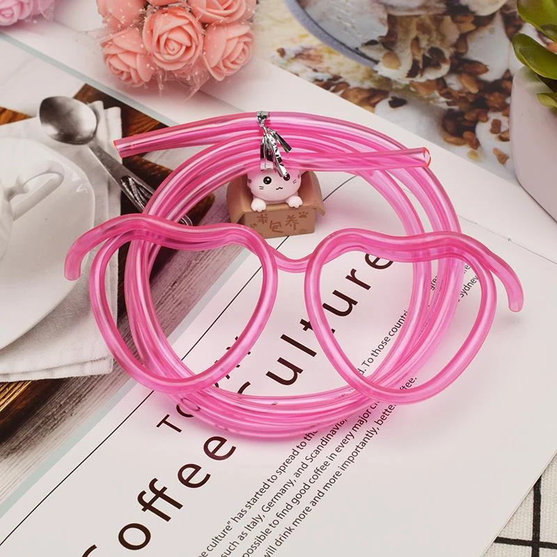 网红儿童成人搞怪懒人喝水创意个性可爱饮料超长疯狂眼睛眼镜吸管