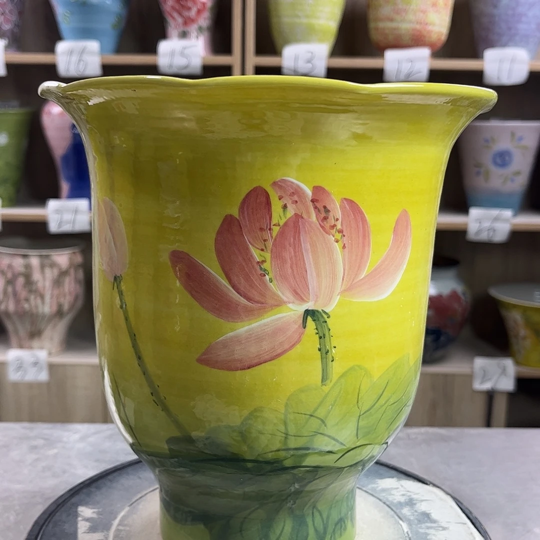 景德镇陶瓷花盆花盆