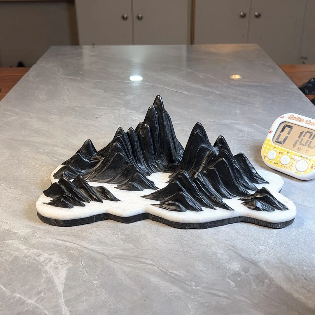山***川灵璧奇石博览会摆件