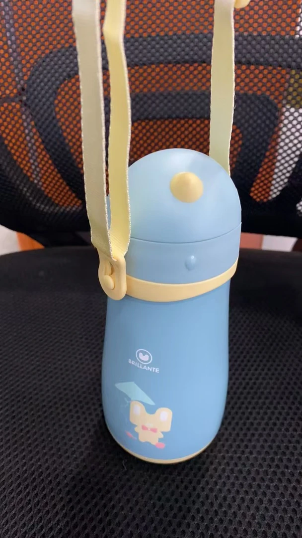 贝立安316不锈钢吸管保温水杯360ml